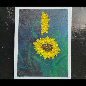 Sunflower painting by Ryanchristyarts
